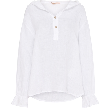 Marta Du Chateau Shirt 5604 White - hørskjorte
